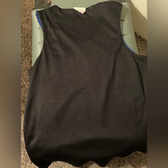 NIKE REVERSIBLE BASKETBALL JERSEY UNISEX FOR KIDS ROYAL BLUE OR BLACK SMALL - Picture 12 of 13